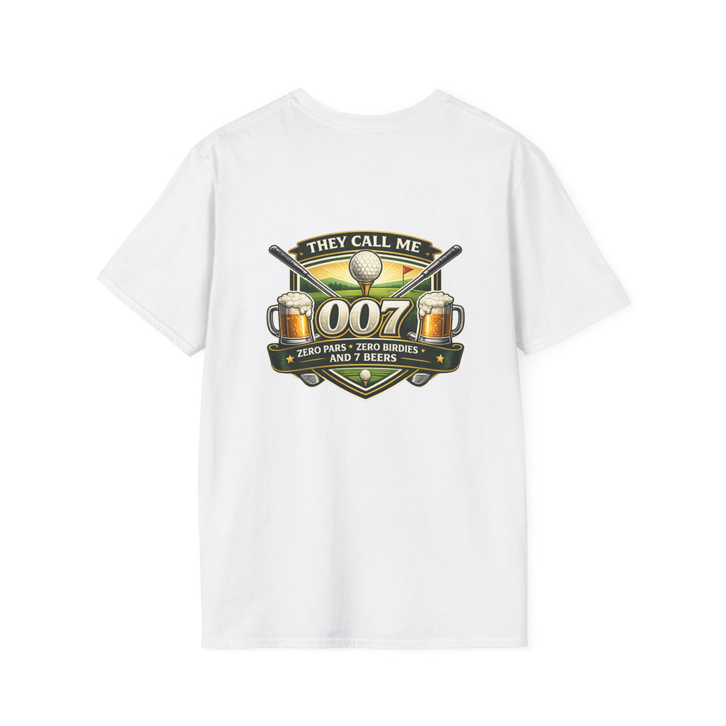They Call Me 007 Golf Logo T-Shirt | Golfers, Beer, Funny Golf Shirt