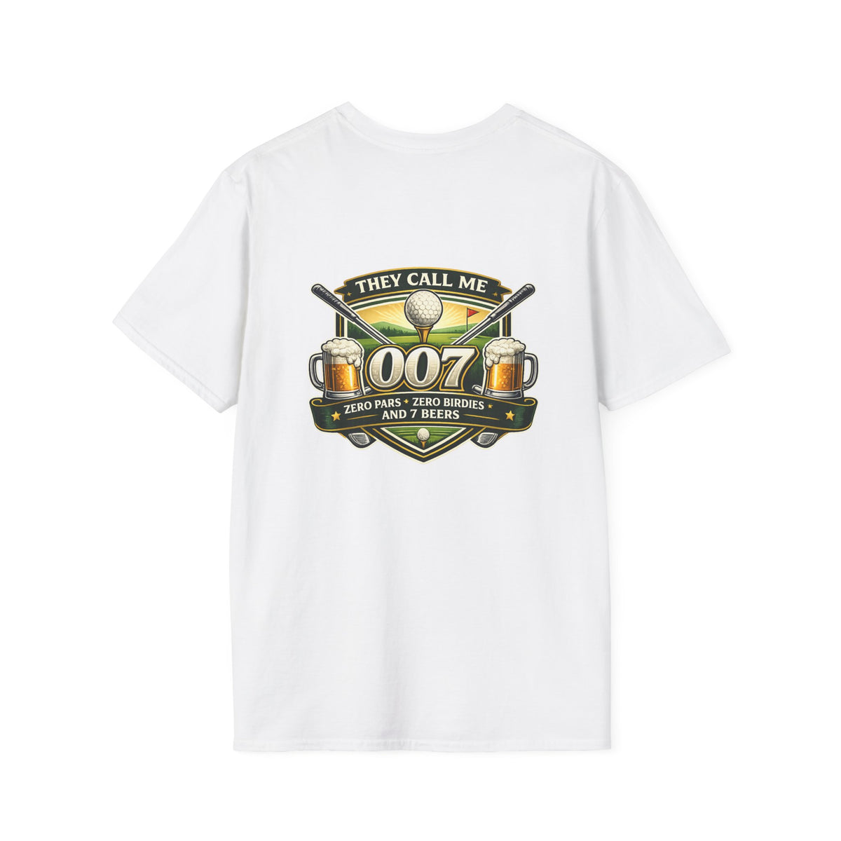 They Call Me 007 Golf Logo T-Shirt | Golfers, Beer, Funny Golf Shirt
