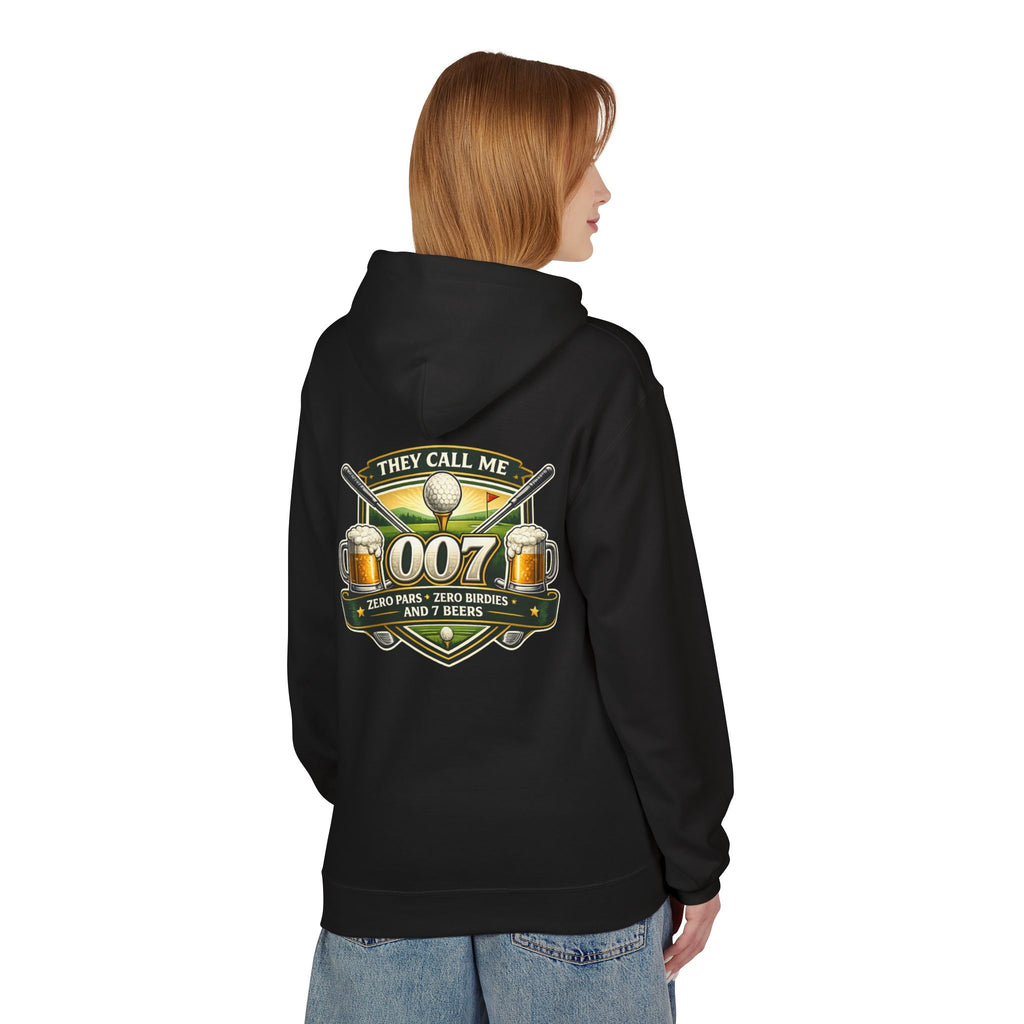 007 Pool Shark Hoodie – "They Call Me 007" Billiards & Beer Graphic Hoodie