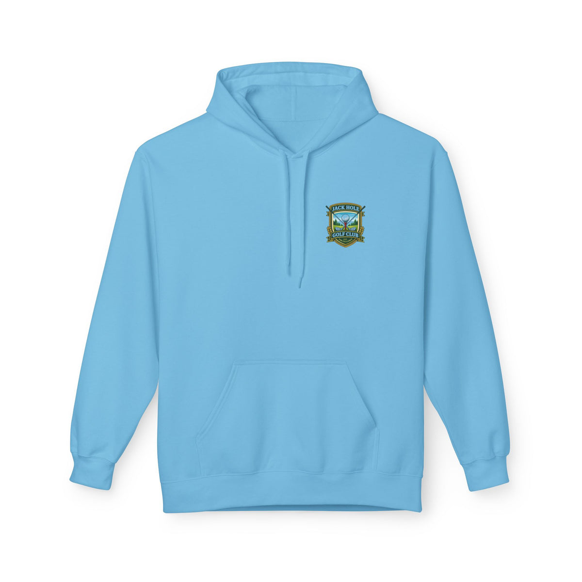 Fairways are Overrated Illustration Hoodie | 'Fairways Are Overrated' Woodland Golf Design