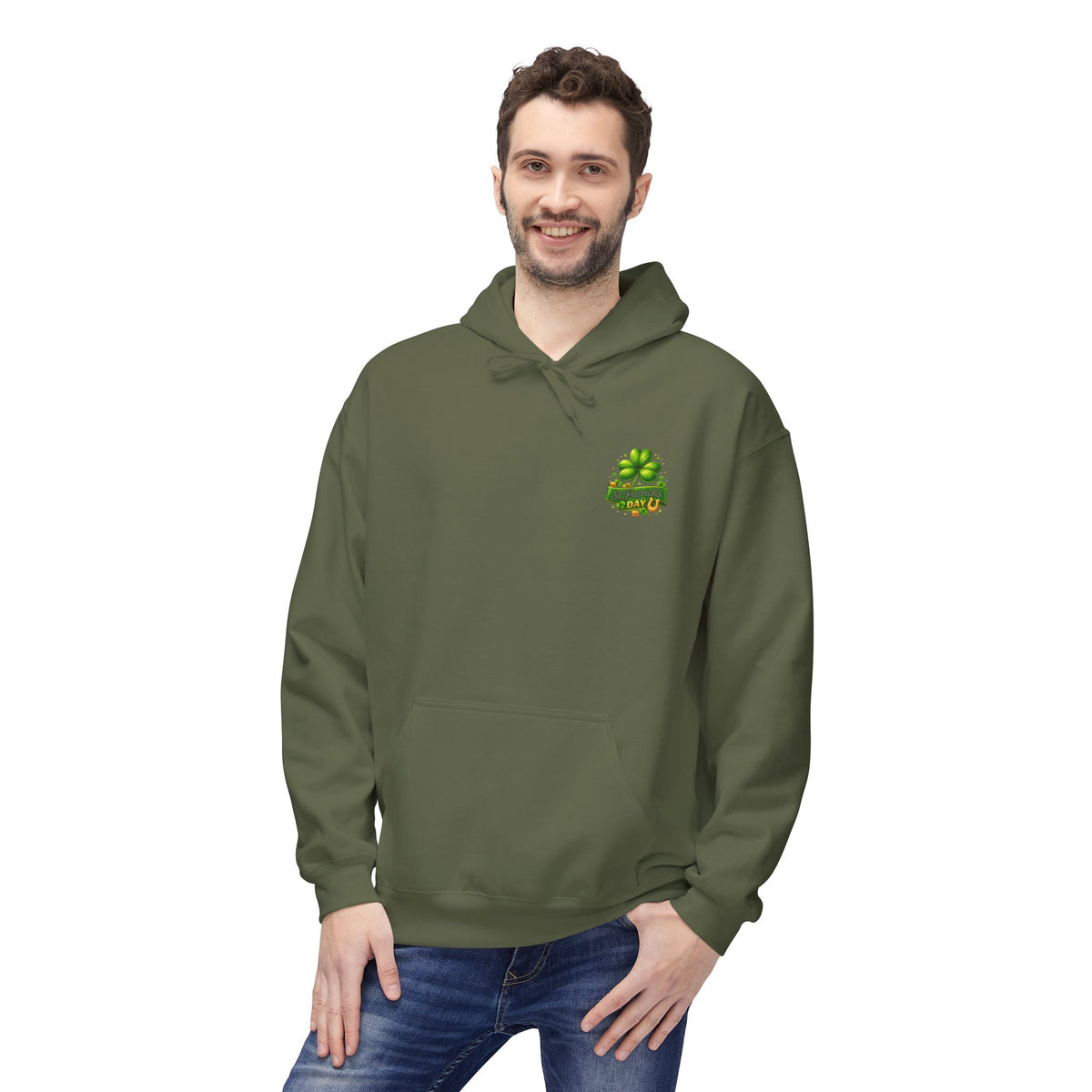 Dachshund Leprechaun I Drink Therefore I Am Hoodie | St. Patrick's Day Beer Shamrock