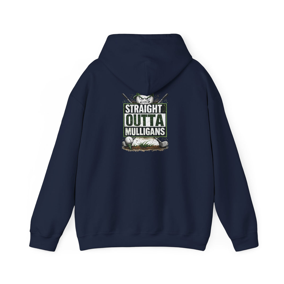 Straight Outta Mulligans Hoodie | Golf Humor Pullover