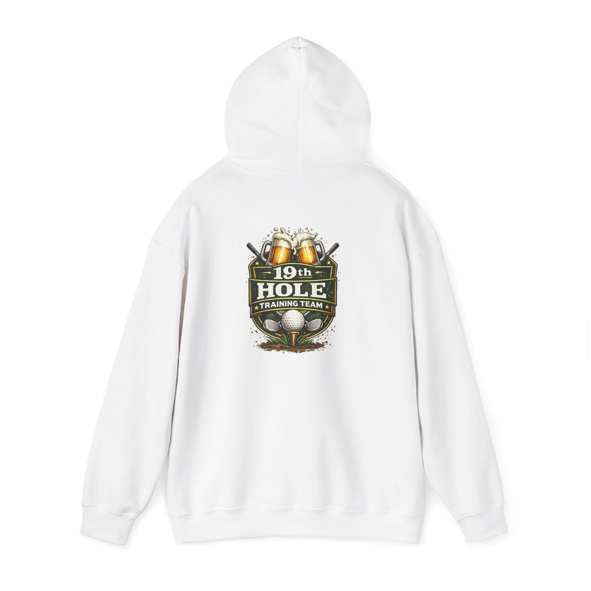 19th Hole Golf Crest Hoodie | Golf Training Team sweatshirt