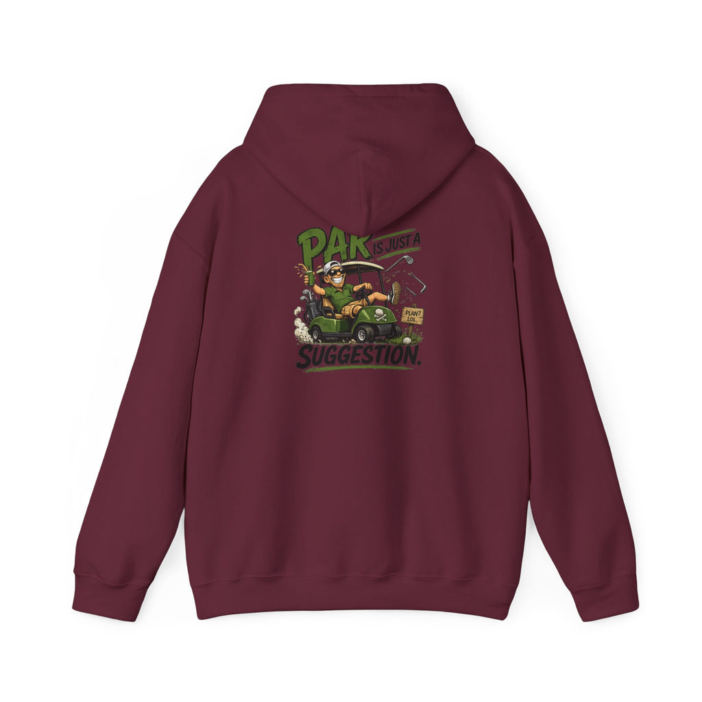 Par Is Just a Suggestion hoodie | military jeep cartoon design