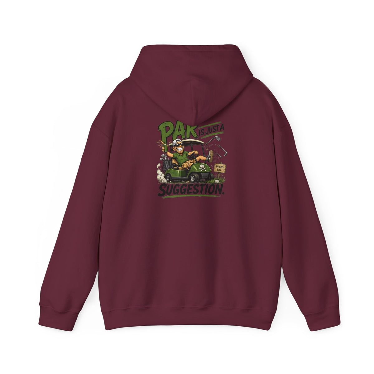 Par Is Just a Suggestion hoodie | military jeep cartoon design