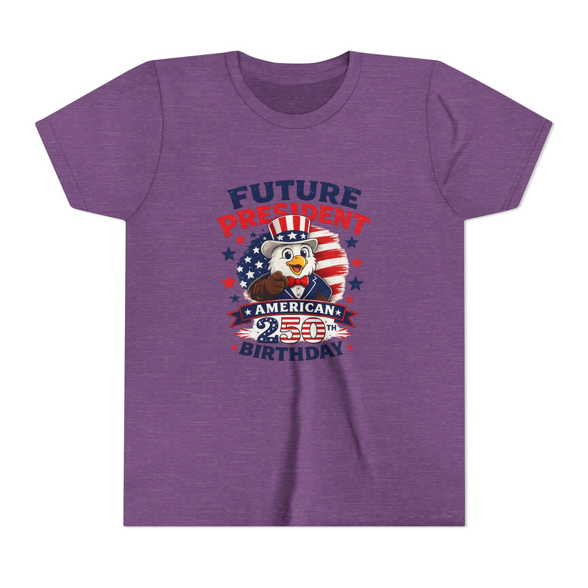 Future President Eagle Youth Tee | American 250th Birthday Patriotic Shirt