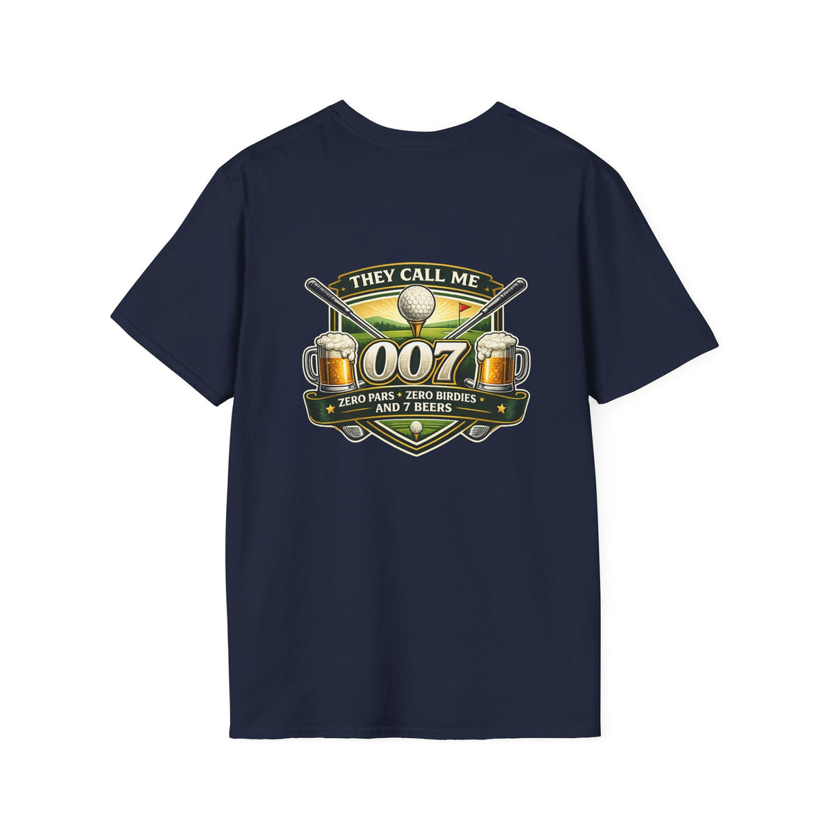 They Call Me 007 Golf Logo T-Shirt | Golfers, Beer, Funny Golf Shirt
