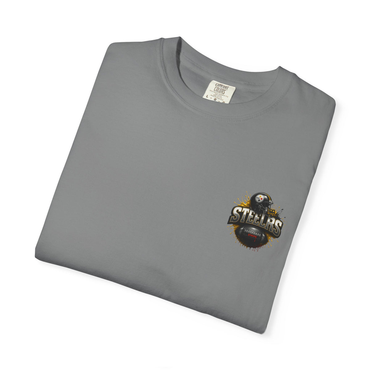 Steelers Graphic T-Shirt — Retro Helmet & Splash Logo