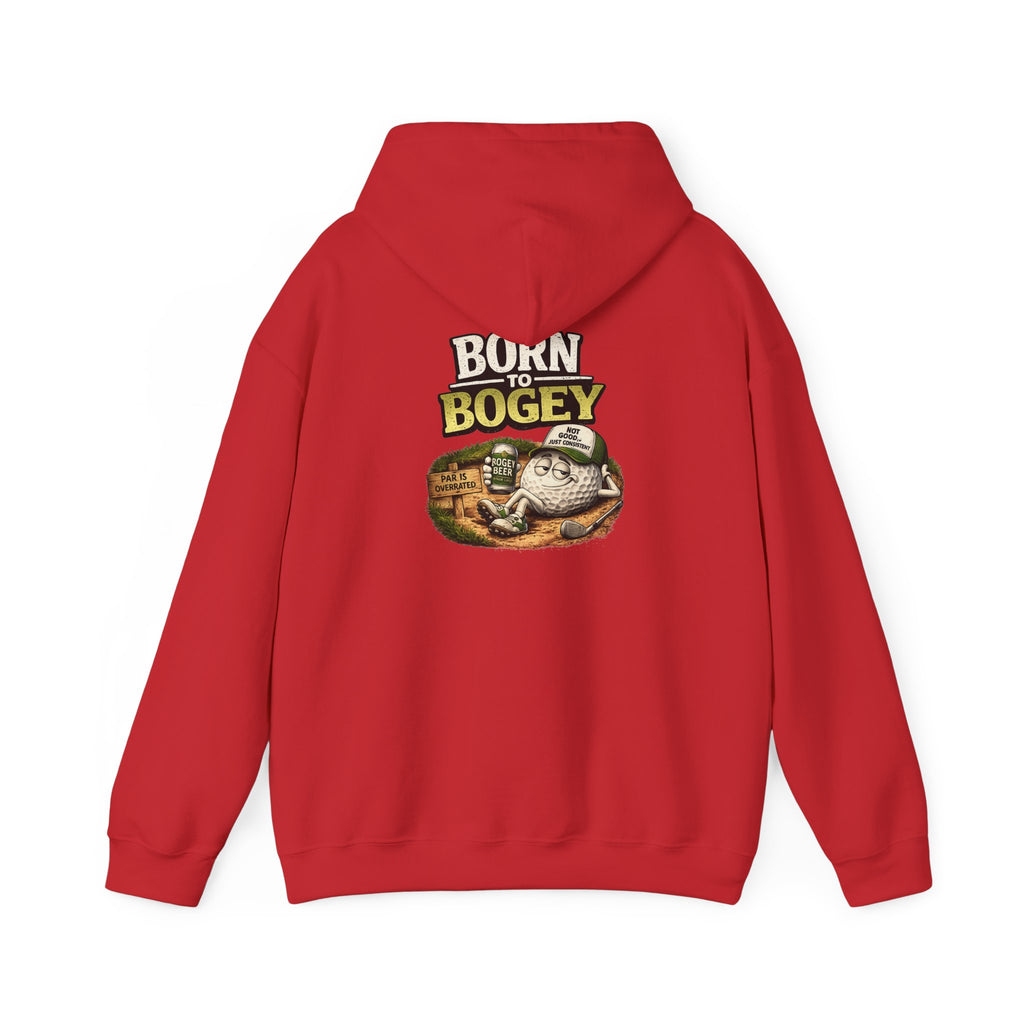 Born to Bogey frog illustration Hoodie | Golf humor sweatshirt