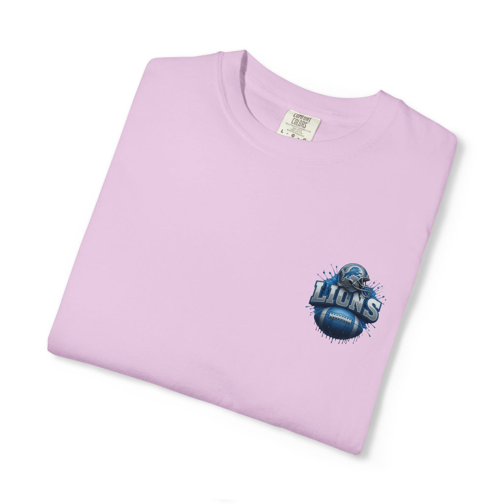 Football Graphic T-Shirt — Helmet & Ball Back Print