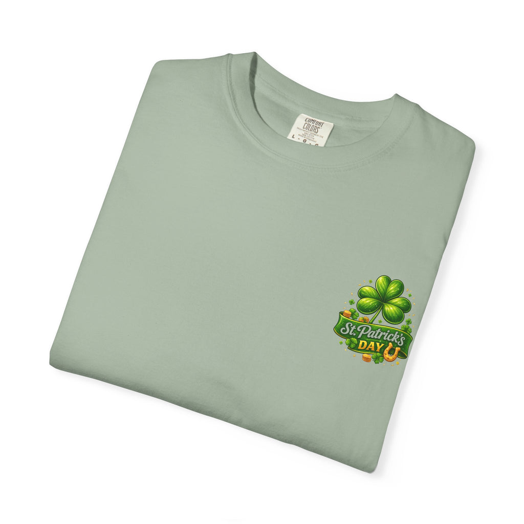T-Shirt — "Will Work For Beer" Leprechaun St. Patrick's Day Tee