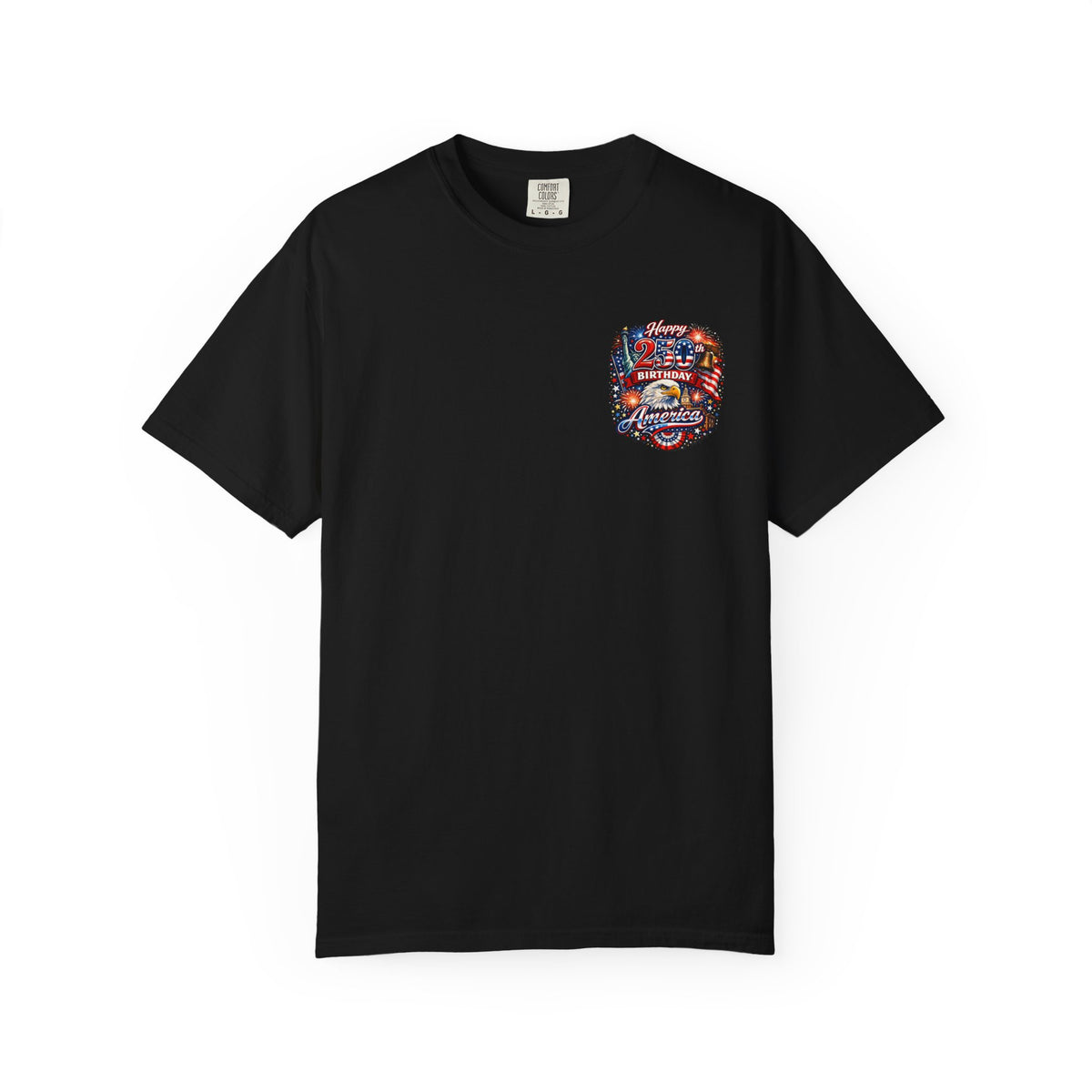 American Flag Eagle Veteran T-shirt | Military Emblem Tee