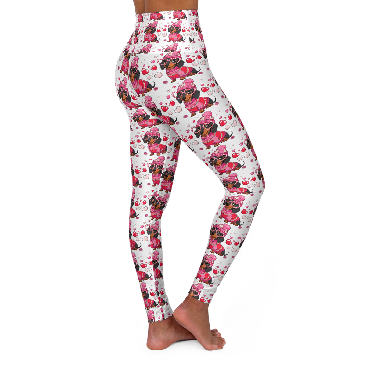 High Waisted Yoga Leggings (AOP)