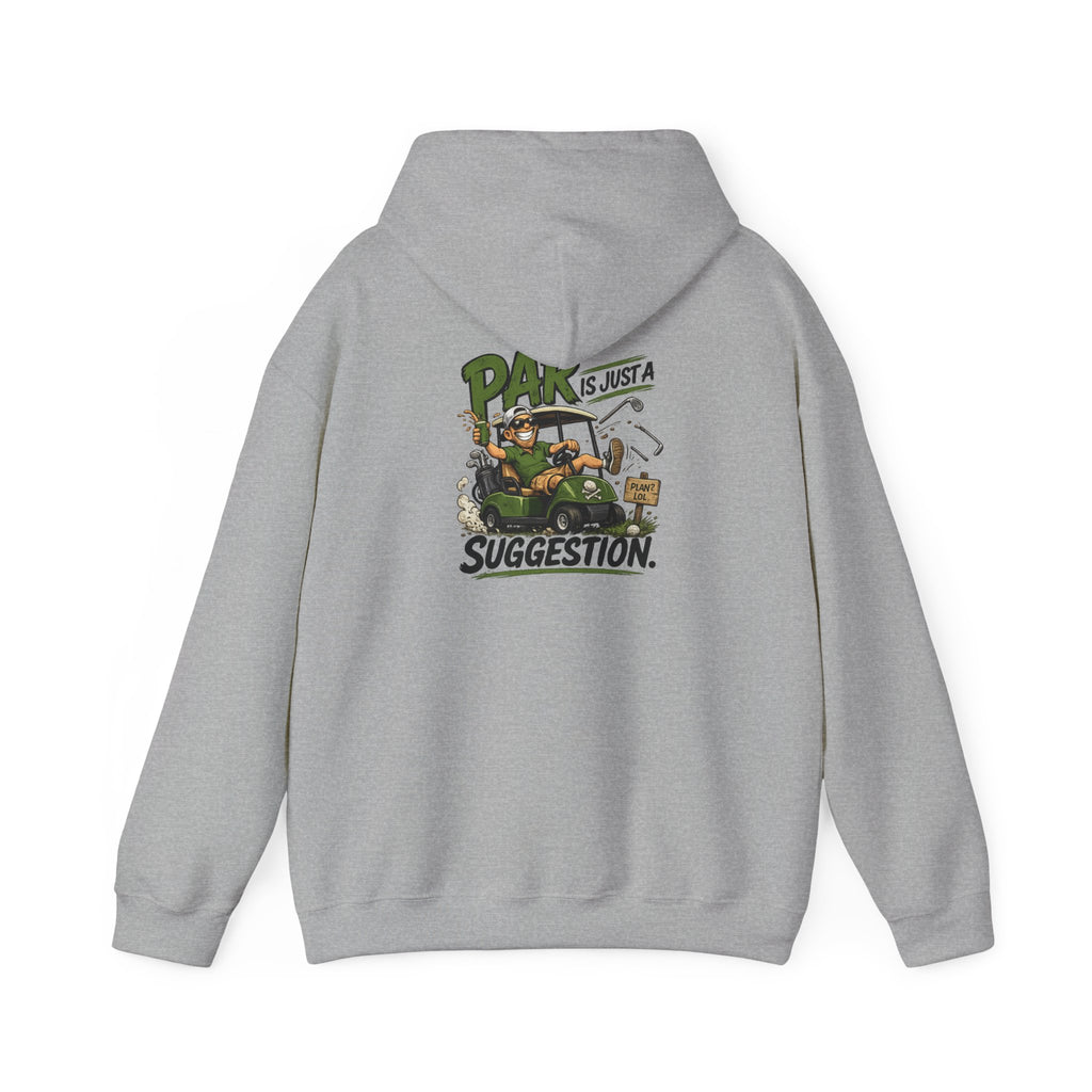 Par Is Just a Suggestion hoodie | military jeep cartoon design