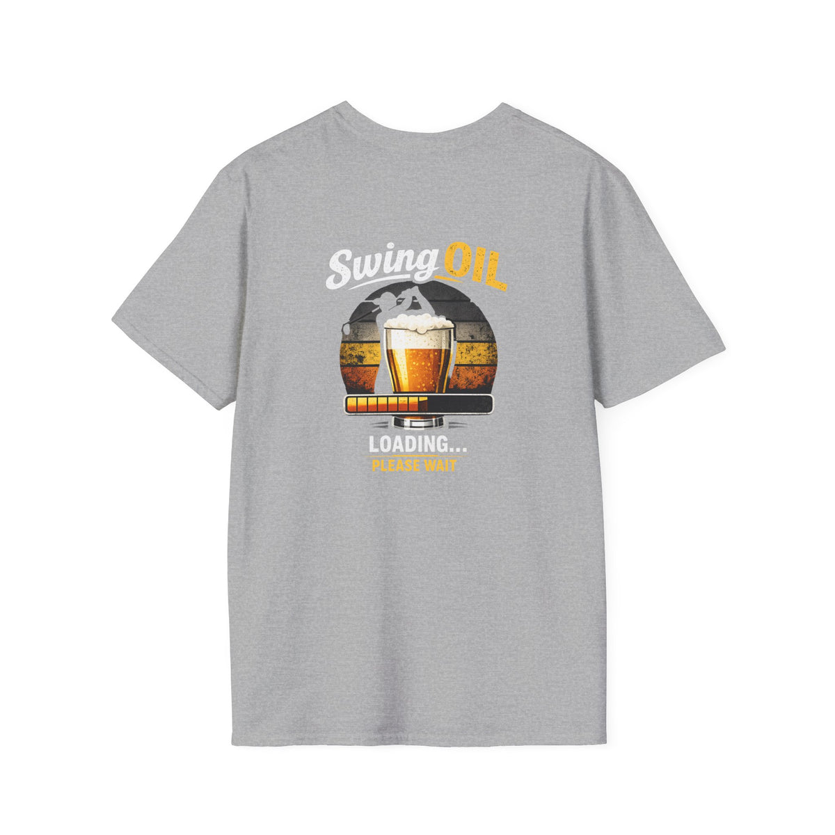 Swing Oil Company T-Shirt | Vintage Brewery Logo, Beer Glass Illustration