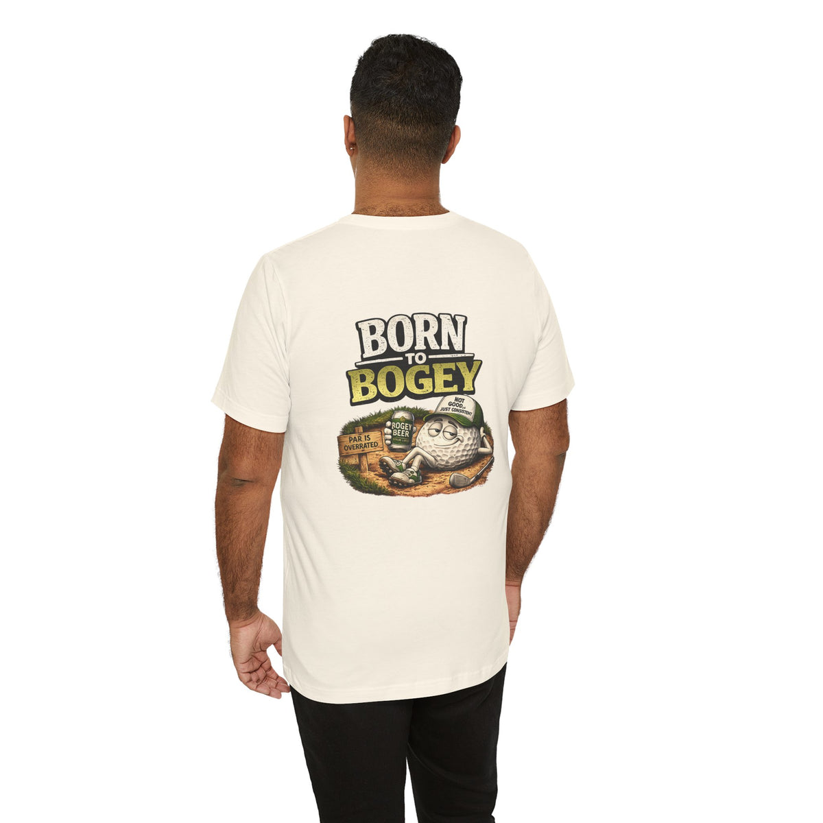 Born to Bogey T-Shirt | Golf Cartoon Logo, Back Nine Golf Club