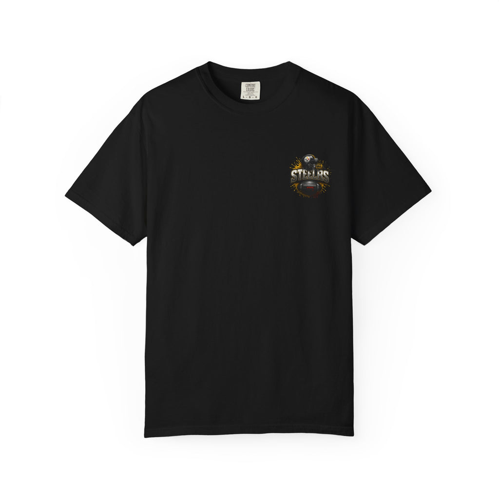 Steelers Graphic T-Shirt — Retro Helmet & Splash Logo
