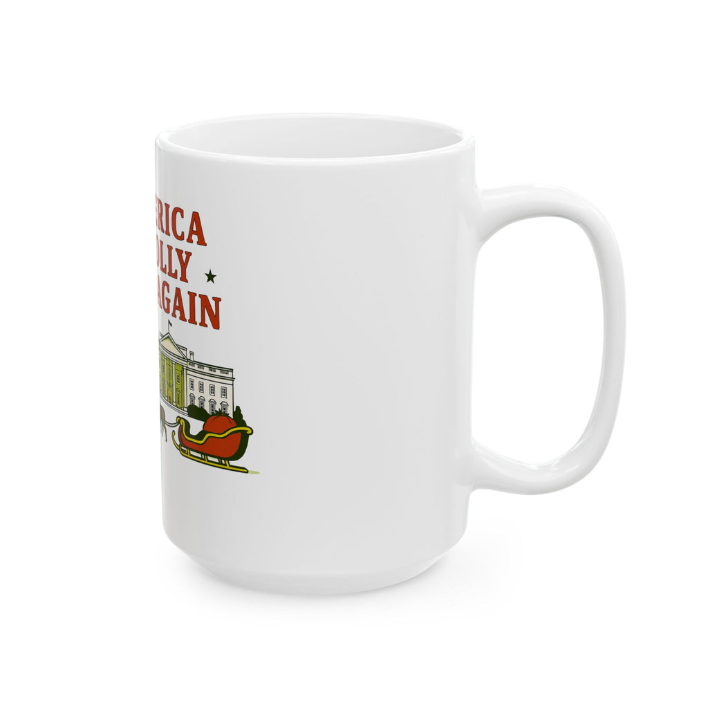 Mug - "Make America Jolly Again" Christmas Santa Holiday Coffee Mug