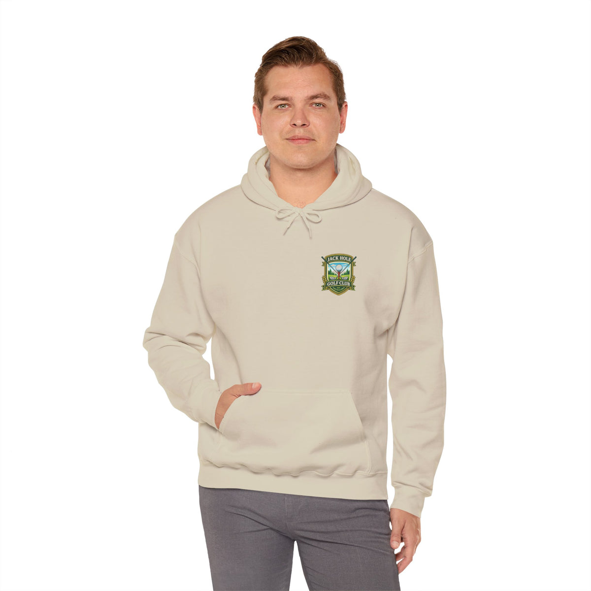 Bogey Love Language hoodie | Golf ball heart design sweatshirt