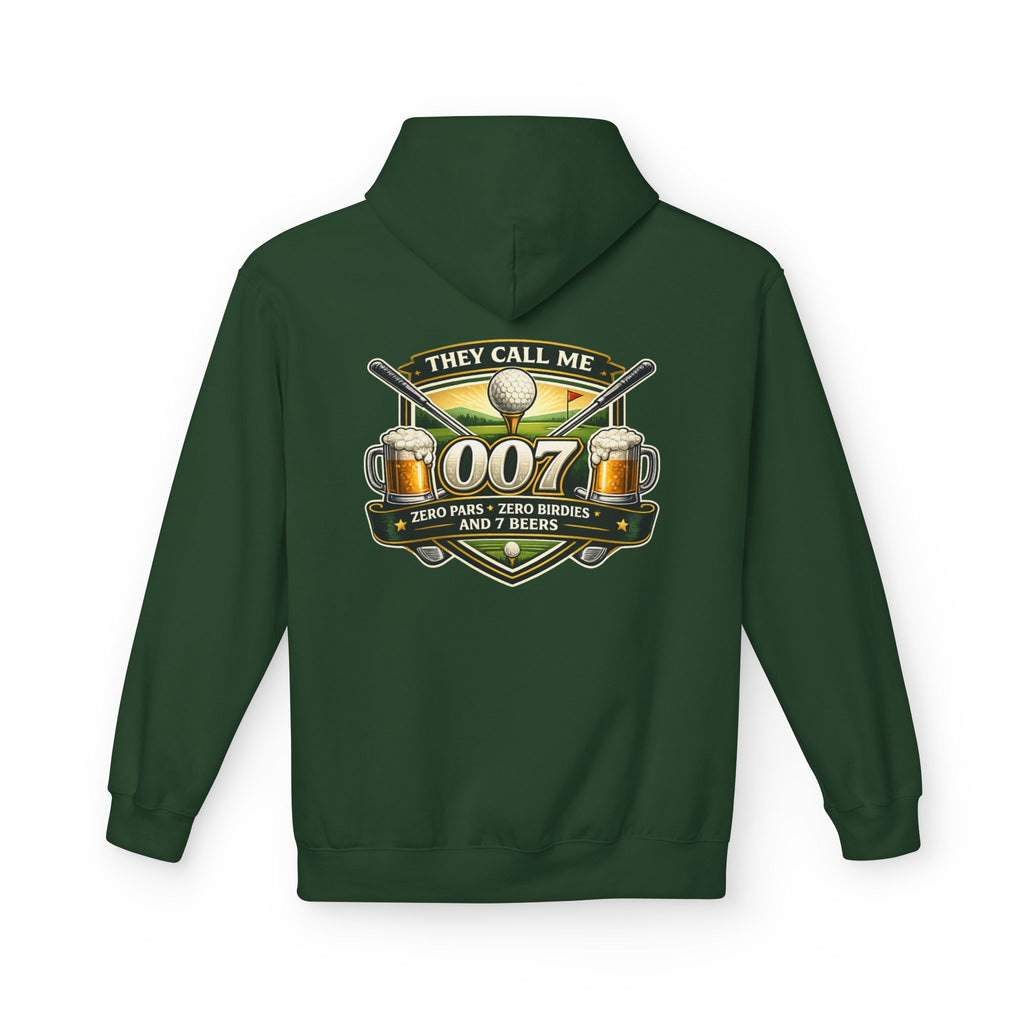 007 Pool Shark Hoodie – "They Call Me 007" Billiards & Beer Graphic Hoodie