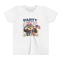 Party Like It's 1776 Youth Tee | Bald Eagle, American Flag, Fireworks