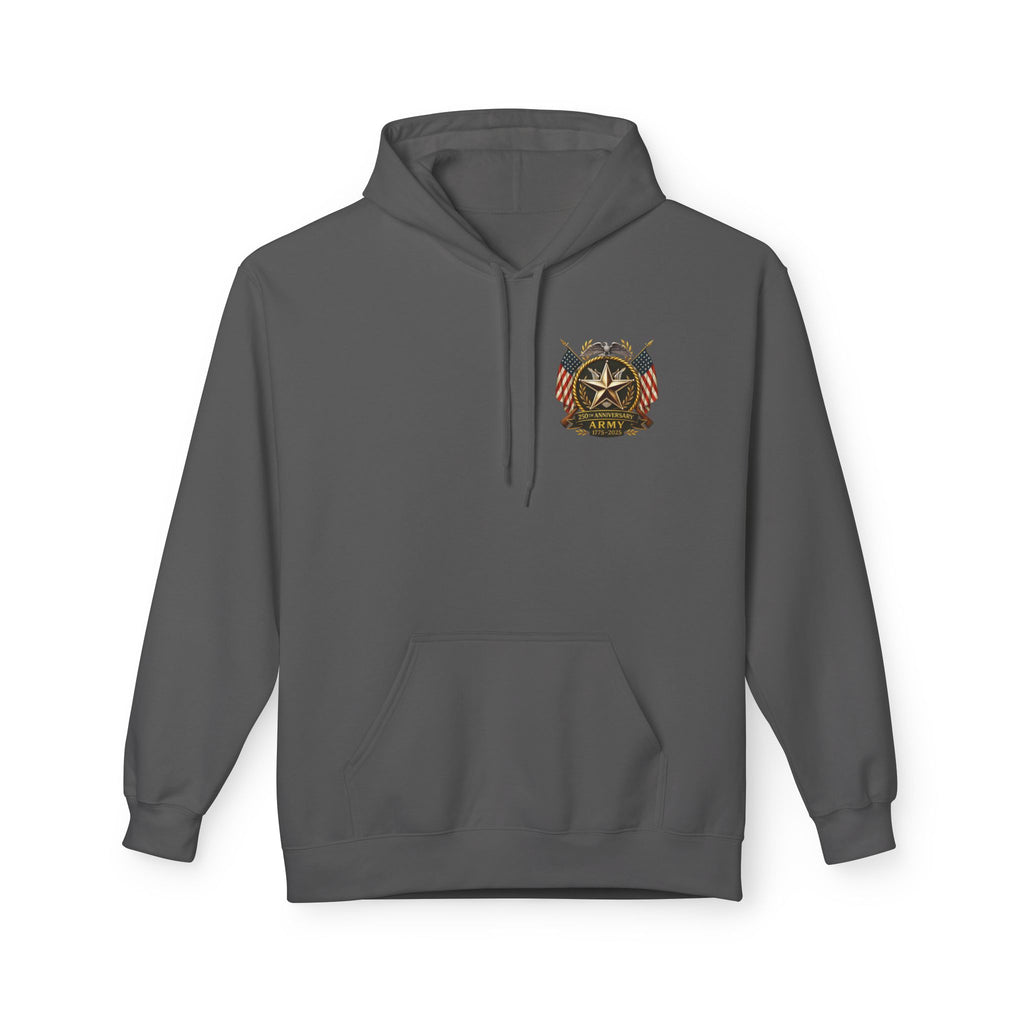 American Flag Soldier back print Hoodie | Patriotic veteran military design