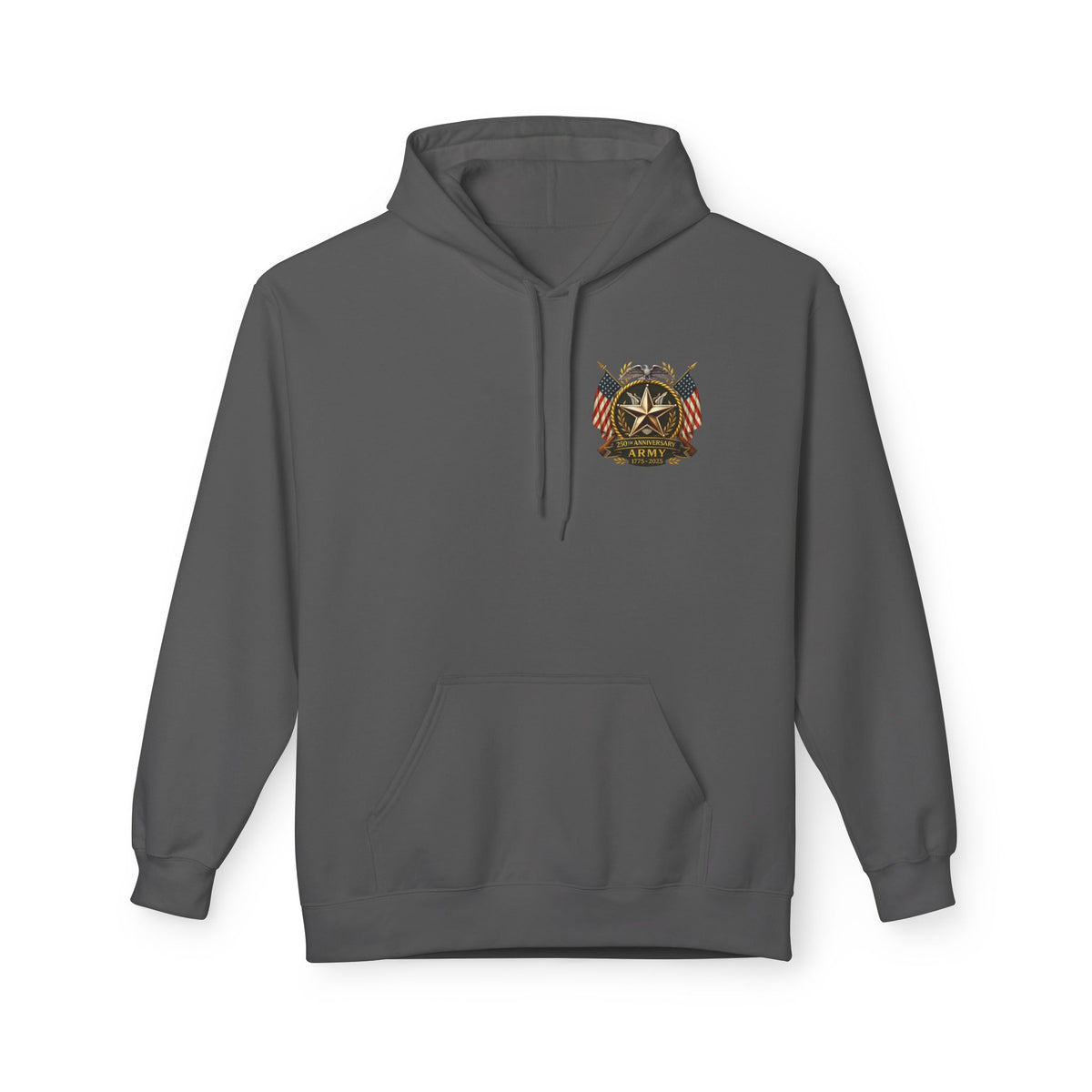 American Flag Soldier back print Hoodie | Patriotic veteran military design