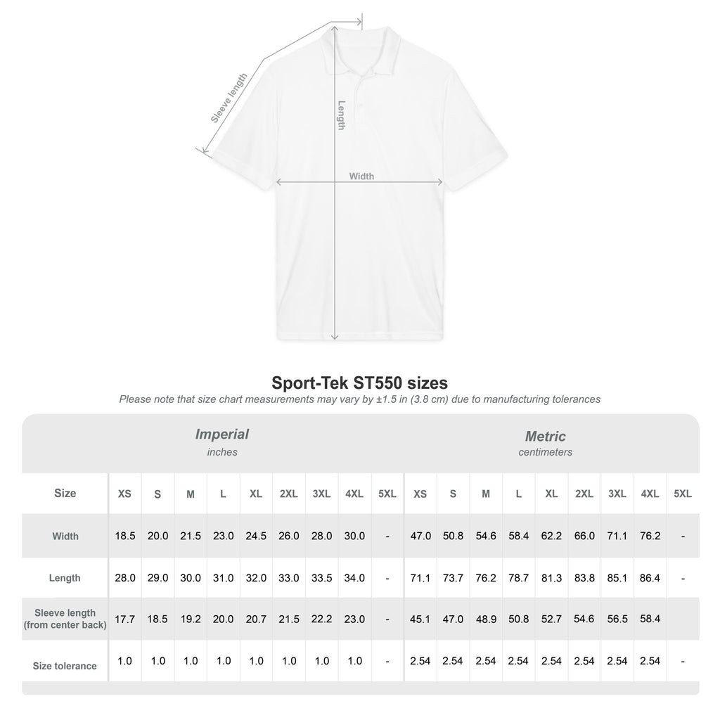 007 Racing Shield Polo — Lightweight Logo Golf & Team Polo