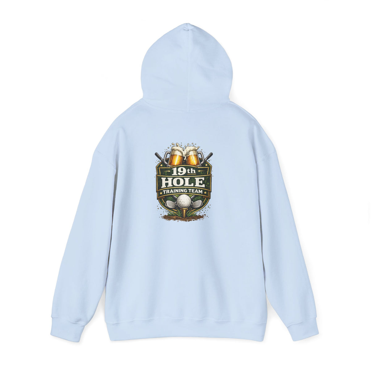 19th Hole Golf Crest Hoodie | Golf Training Team sweatshirt