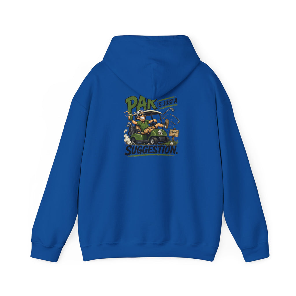 Par Is Just a Suggestion hoodie | military jeep cartoon design
