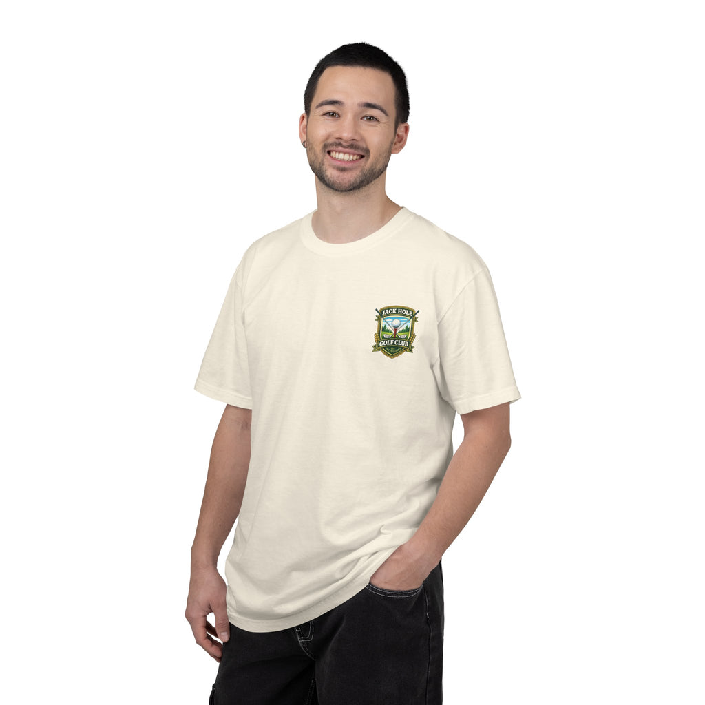 Confucius Says Golfer With Hand in Front Pocket T-shirt | Funny Golf Tee