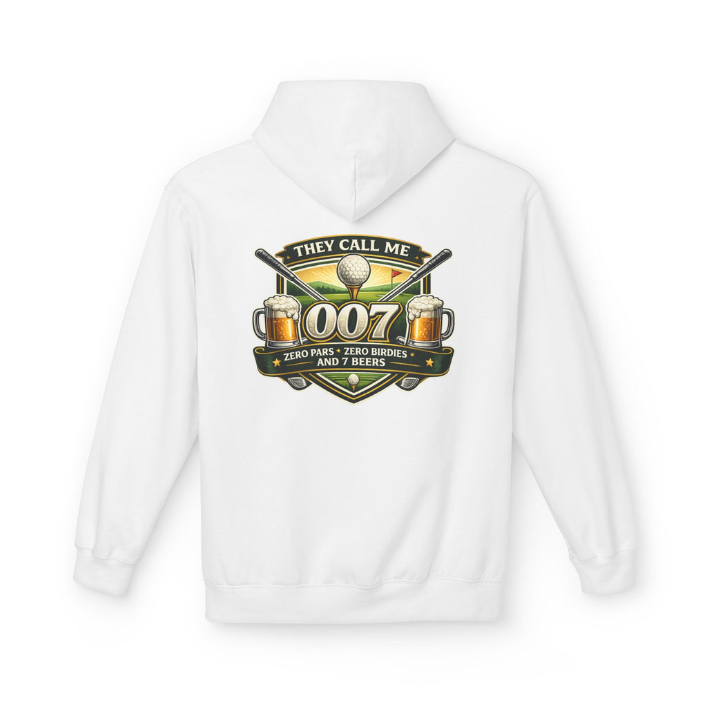 007 Pool Shark Hoodie – "They Call Me 007" Billiards & Beer Graphic Hoodie