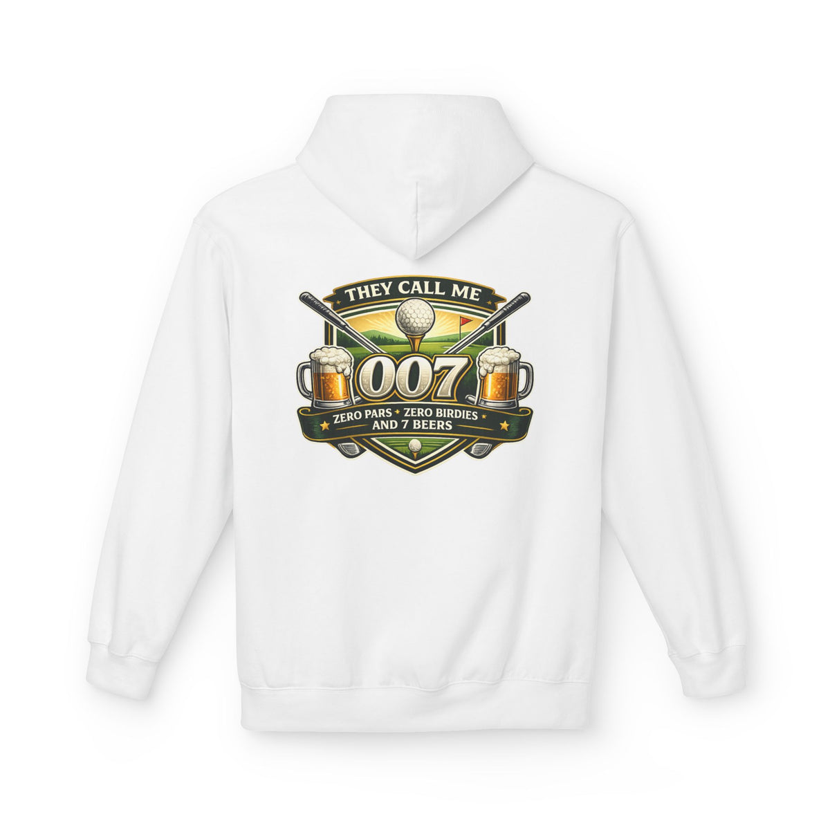 007 Pool Shark Hoodie – "They Call Me 007" Billiards & Beer Graphic Hoodie