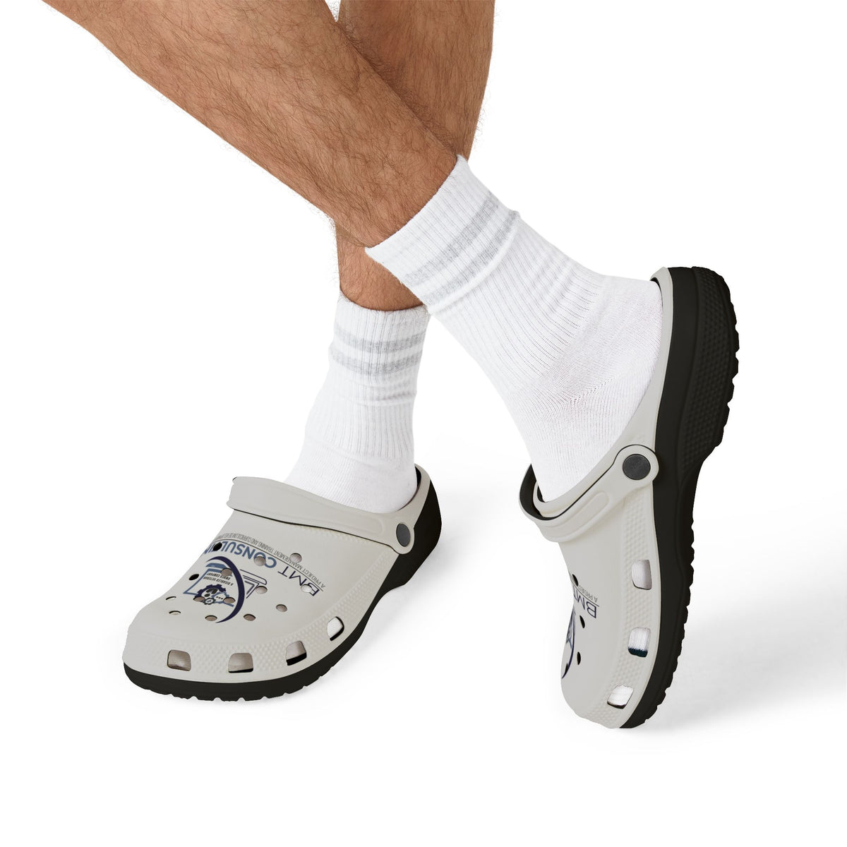 Custom EVA Foam Clogs — BMT Consulting Logo Beach Garden Shoes