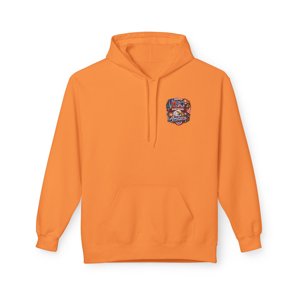 Land of the Free Because of the Brave Hoodie | American Flag Soldiers