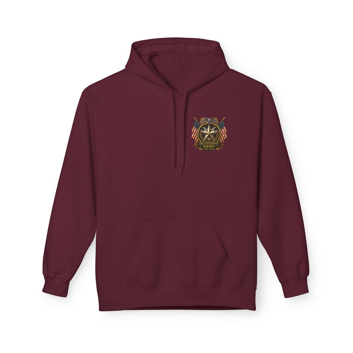 American Flag Soldier back print Hoodie | Patriotic veteran military design
