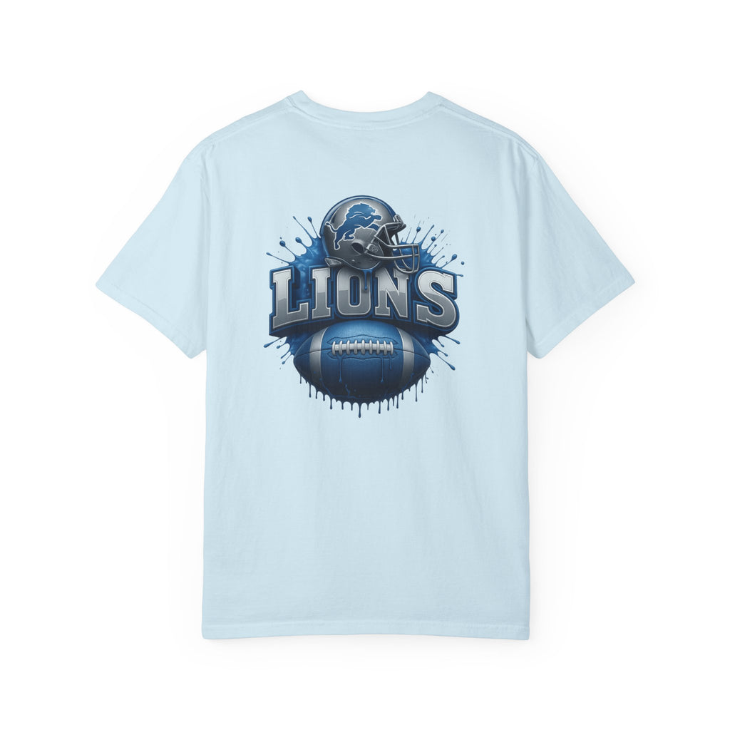 Football Graphic T-Shirt — Helmet & Ball Back Print