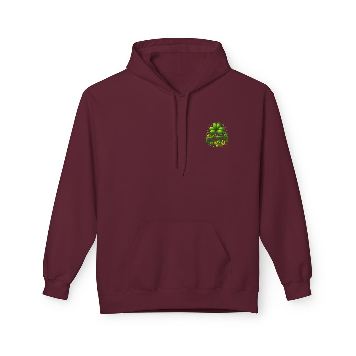Hoodie — "Lucky Beer Drinking" St. Patrick's Day Shamrock Sweatshirt