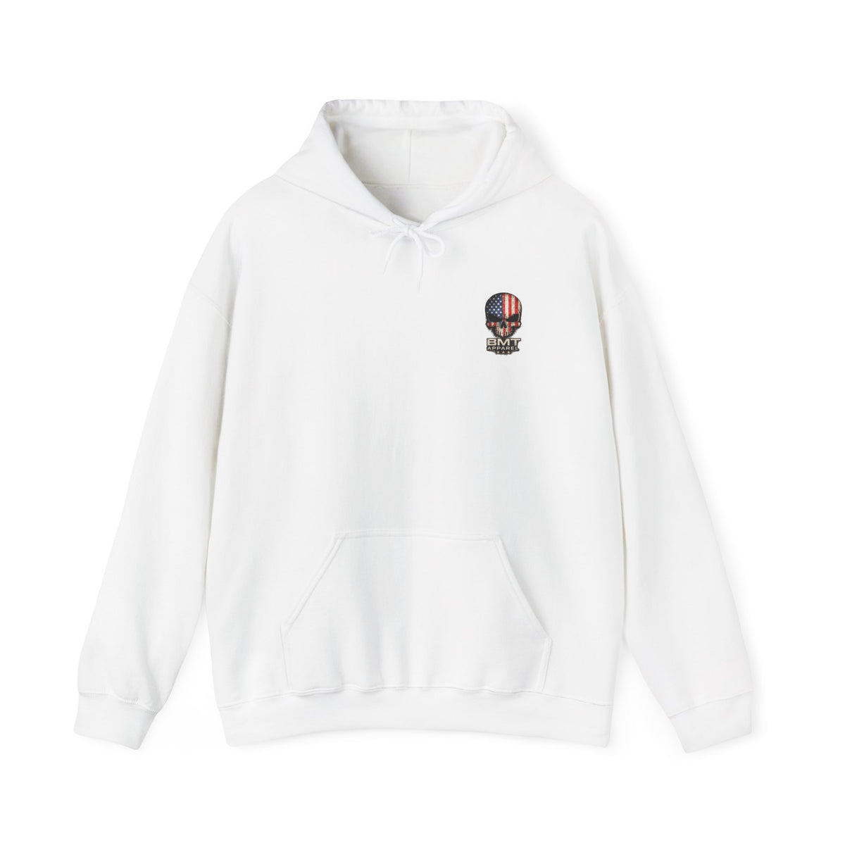 American Flag Skull Hoodie | BMT Apparel patriotic skull sweatshirt