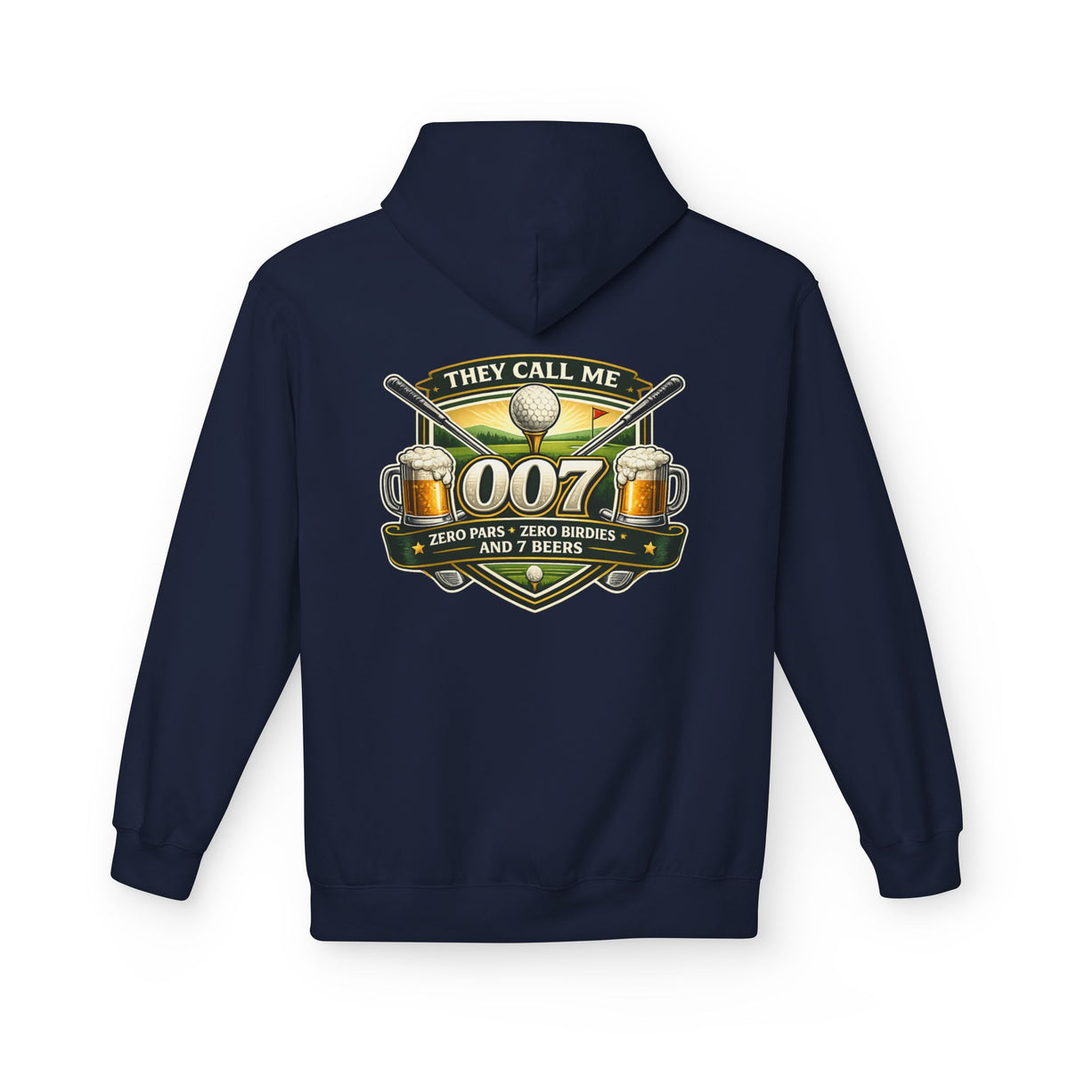 007 Pool Shark Hoodie – "They Call Me 007" Billiards & Beer Graphic Hoodie