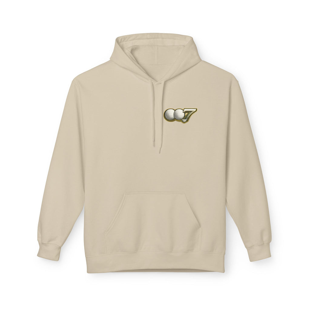 They Call Me 007 Golf Logo Hoodie | Golfers 007 Badge, Beer & Par Tee Design