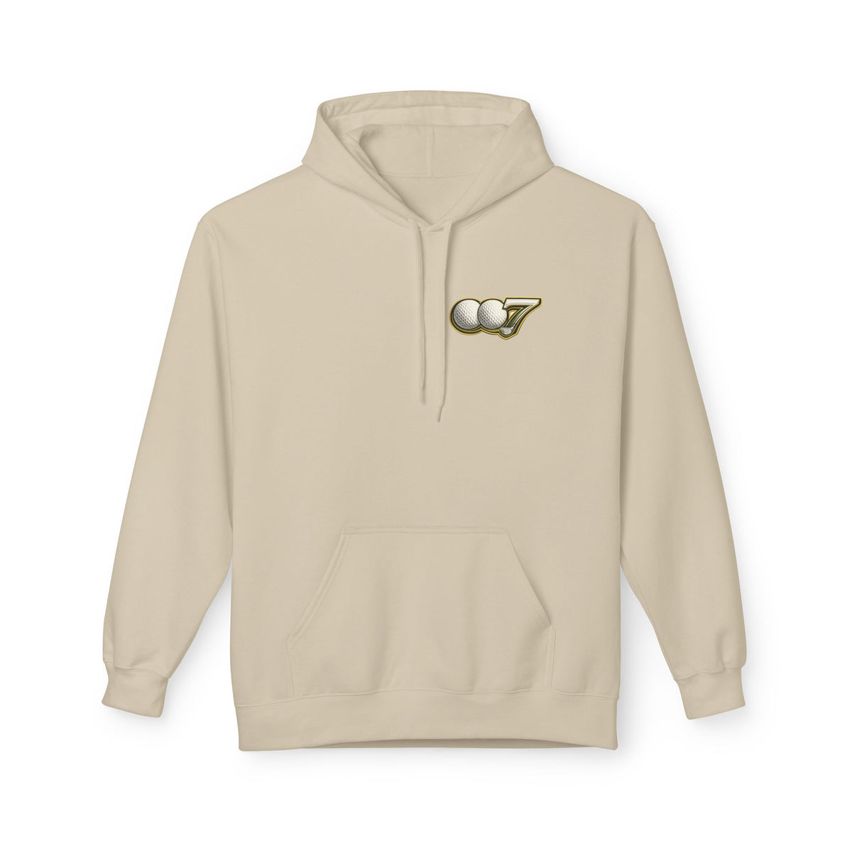 They Call Me 007 Golf Logo Hoodie | Golfers 007 Badge, Beer & Par Tee Design