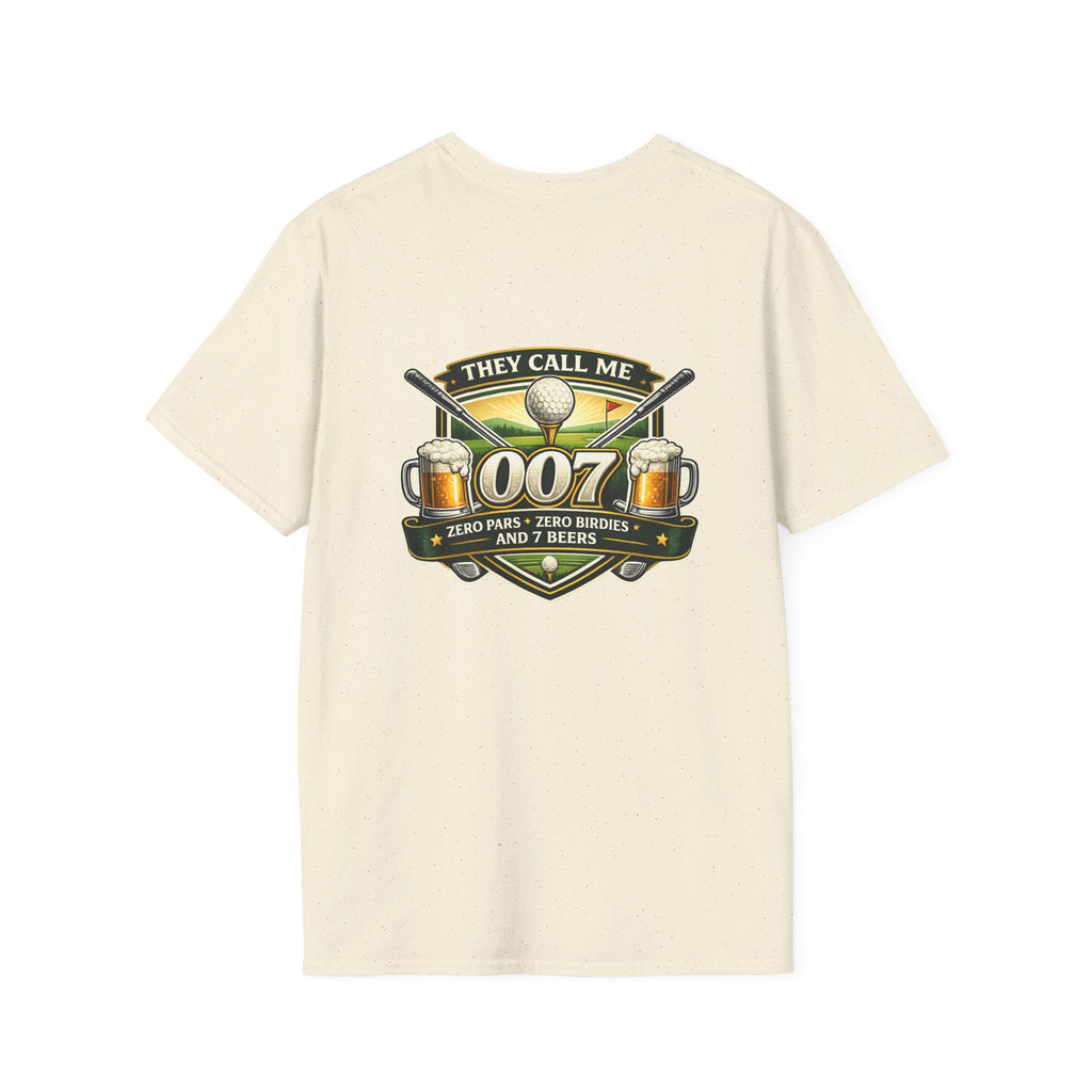 They Call Me 007 Golf Logo T-Shirt | Golfers, Beer, Funny Golf Shirt