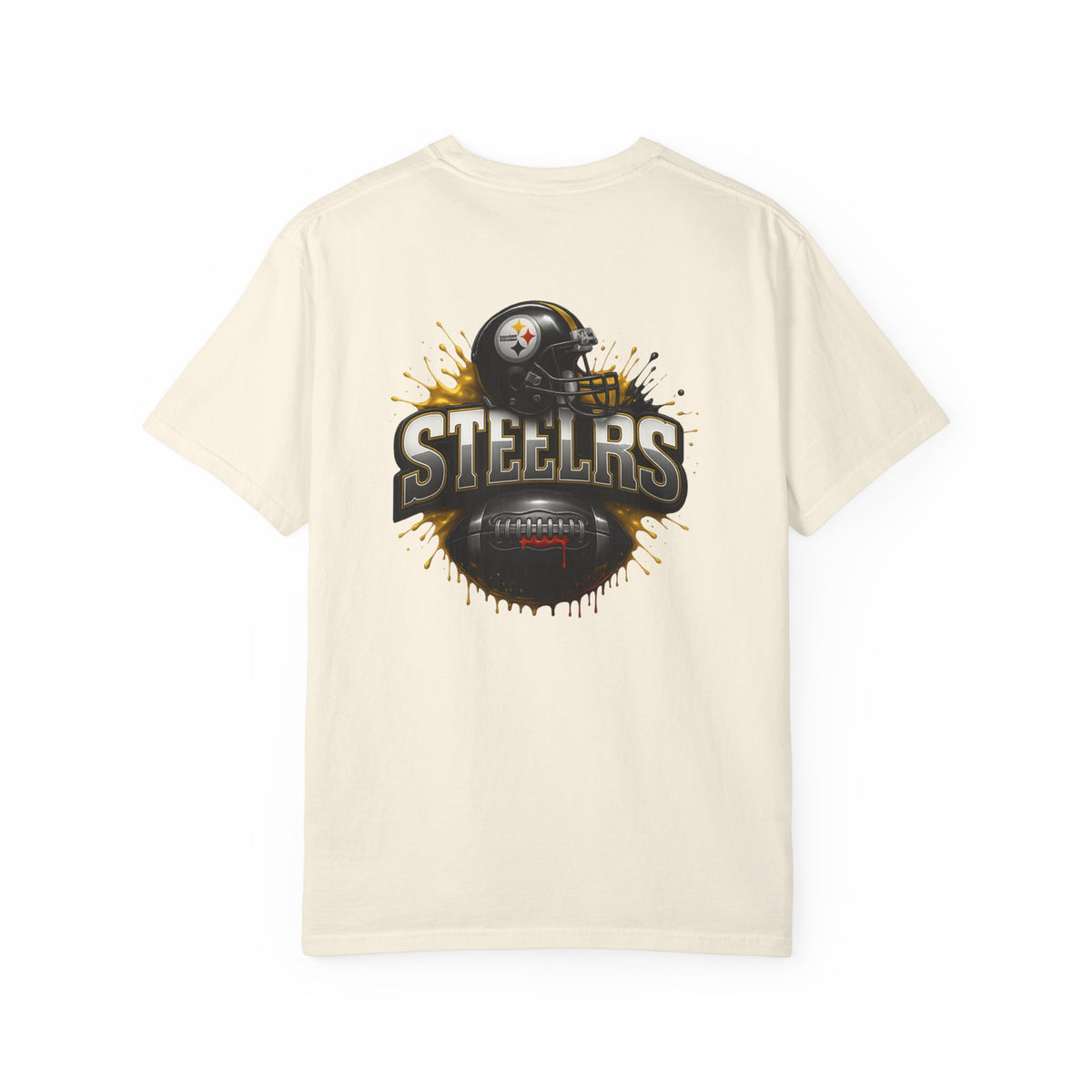 Steelers Graphic T-Shirt — Retro Helmet & Splash Logo