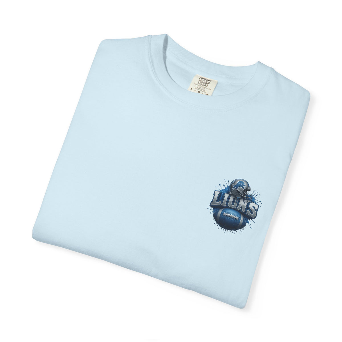 Football Graphic T-Shirt — Helmet & Ball Back Print