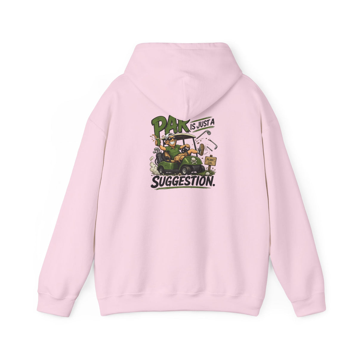 Par Is Just a Suggestion hoodie | military jeep cartoon design