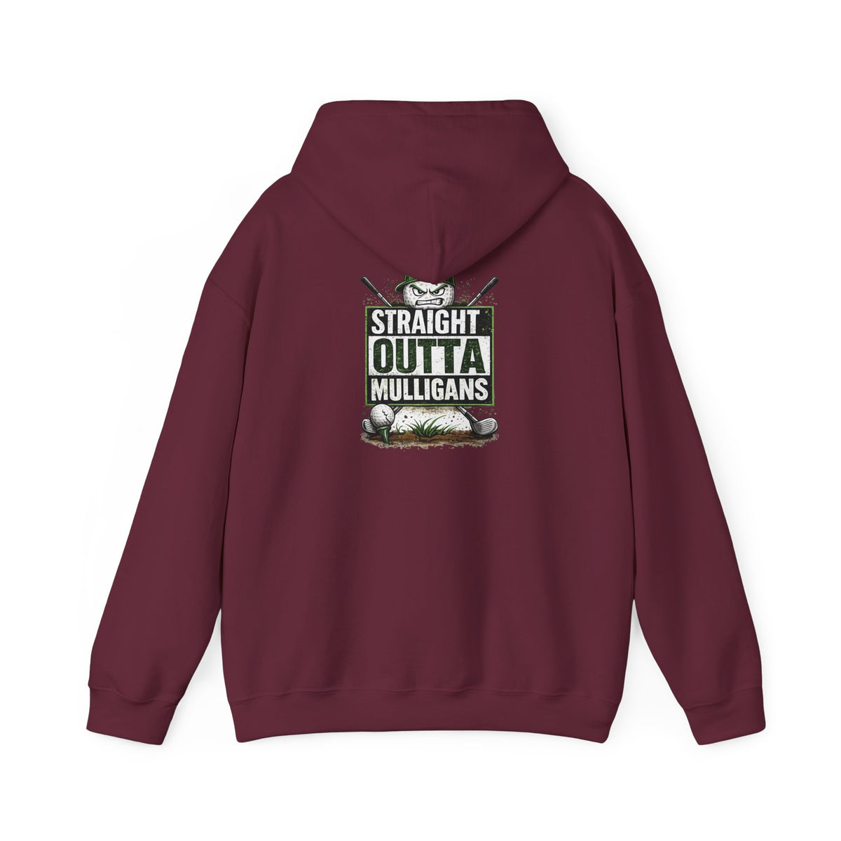 Straight Outta Mulligans Hoodie | Golf Humor Pullover