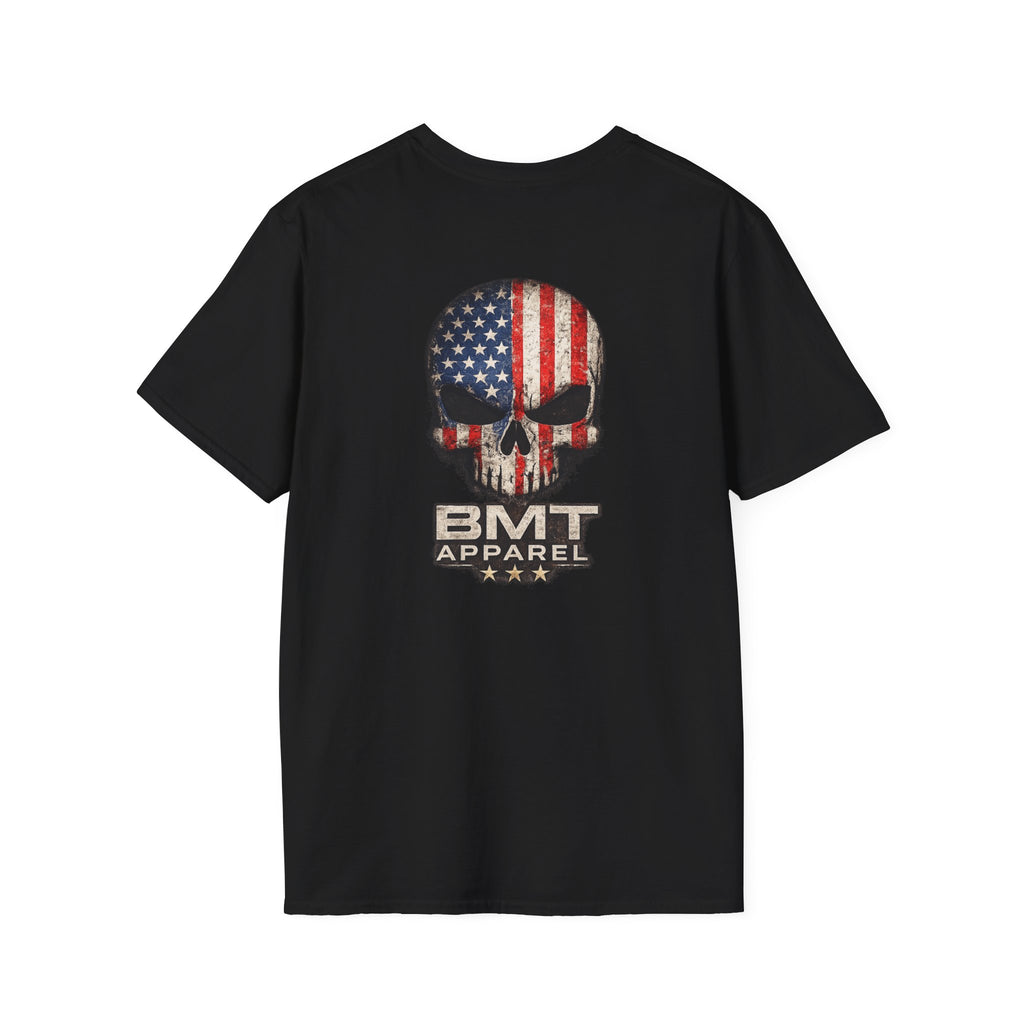 American Flag Skull T-Shirt | BMT Apparel