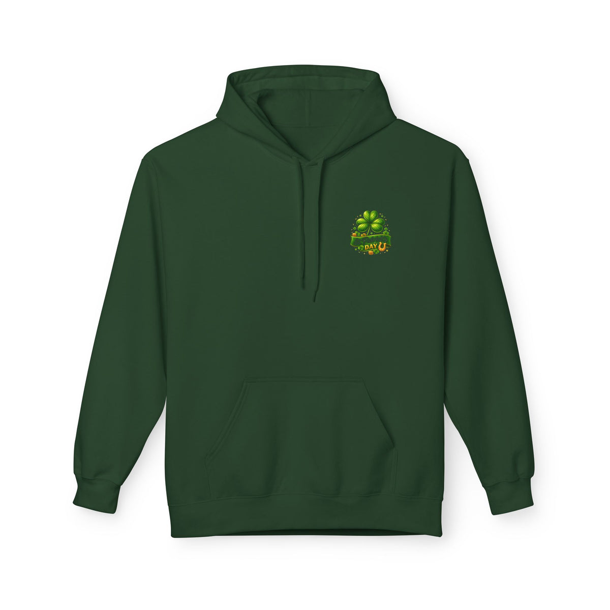 Lucky Beer Drinking Hoodie | St. Patrick's Day Shamrock Beer Graphic