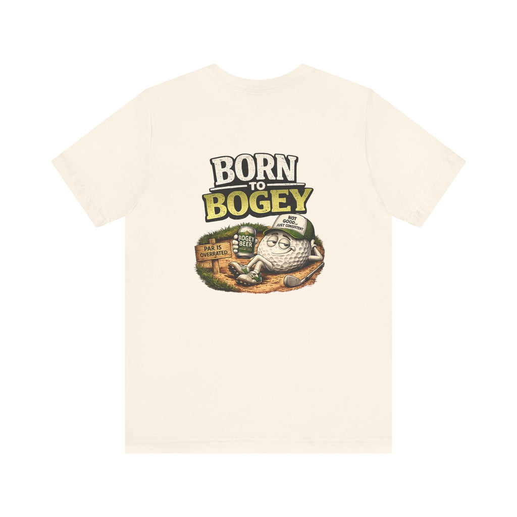 Born to Bogey T-Shirt | Golf Cartoon Logo, Back Nine Golf Club